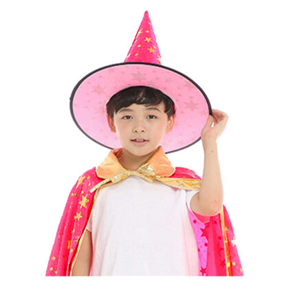 Купить New Fashion Halloween Costume Witch Hat Dance Party Performance Props Magic Cap Pointed Hat Fashion Peaked Cap Halloween Party Supplies