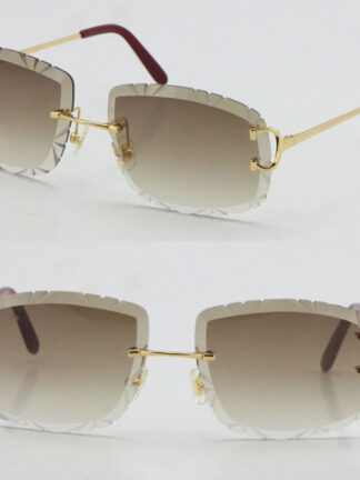 Купить piccadilly irregular frameless diamond cut lens Sunglasses women or Man Unisex Rimless Carved lT8200762 outdoors driving glasses High