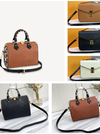 Купить High quality handbag bag shoulder bags Fashion Avant garde Women Wallet Leopard Print Embossed Large LOGO