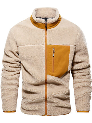 Купить jackets Men American Size thick Warm sheepskin mens Vintage male casual clothing