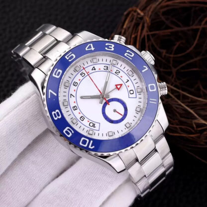 Купить with original box 4 styles mens mechanical automatic watch 44mm 2813 movement ceramic bezel watches waterproof luminous watch stainless steel men wristwatch