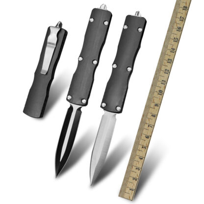 Купить Tactical Automatic Knife ELMAX Steel Military Survival Combat Double Action Knife Camping Outdoor Hunting Knifes Skinning Blade Folding Pocket Knives EDC Tool