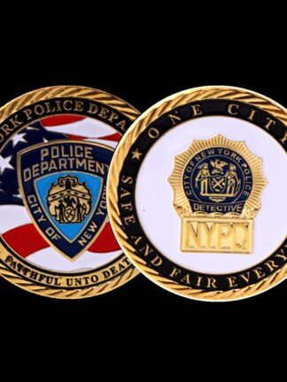 Купить 10pcs Non Magnetic Crafts USA NY Police Coin Sacrifice Warriors Heroes Memorial Eagle Challenge Badge Gift