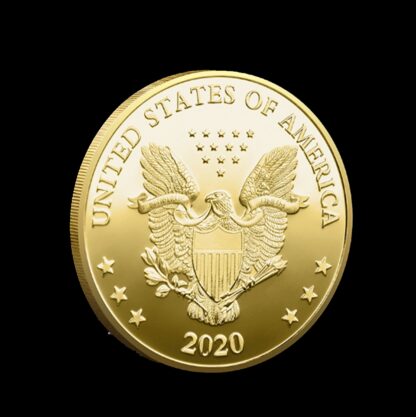 Купить 10pcs Non Magnetic Crafts Joe Biden Commemorative Coin Gold Plated Souvenir Badge Collectible Gift Art
