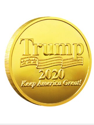 Купить 50pcs Non Magnetic Donald Trump President Historical Craft Badge American Keep USA Great Gold Plated Souvenir Coin