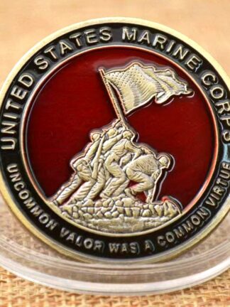 Купить Non Magnetic USA Marine Corps Bronze Plated Coins Craft Navy Emblem SEMPER FIDELIS Military Challenge Collectible Gifts