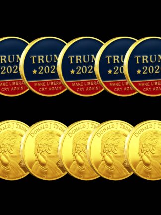 Купить 5pcs Non Magnetic 45th President Craft United States Make Liberals Cry Again Donald Trump Gold Plated Souvenir Coin