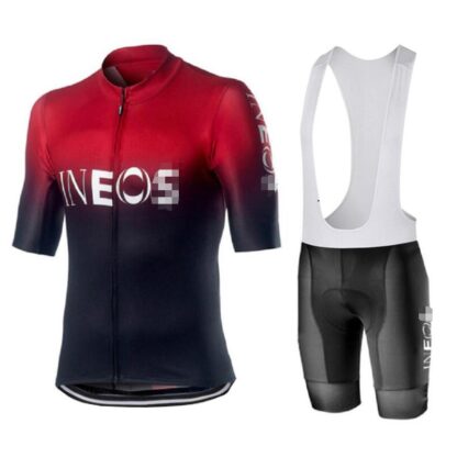 Купить Summer cycling jersey sets mens 2021 team cycling clothing short sleeve mtb jersey set/kits cycling bib shorts/pants 20Dpad