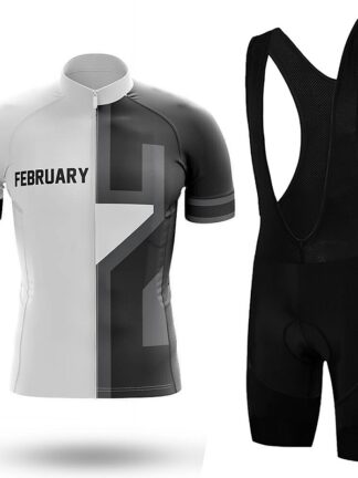 Купить 2021 Men's Short Sleeve Cycling Jersey with Bib Shorts Summer Spandex Black+White Patchwork