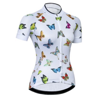 Купить 2021 Women's Cycling Jersey Bicycle Short Sleeve Shirt Cyclings Top Bike Clothing