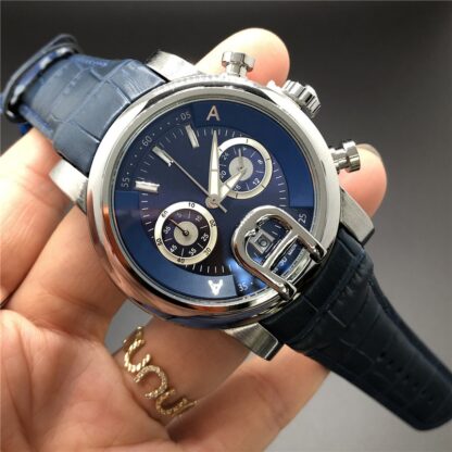 Купить Men's watch automatic quartz movement 40mm comfortable rubber strap 5ATM waterproof business sports premium watches montre de luxe OB4015