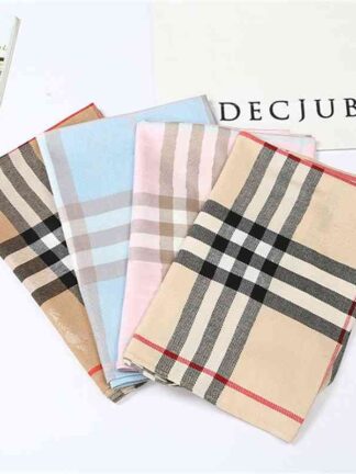 Купить Fashion classic British Plaid Scarf Babbage Cotton Shawl silk dual purpose imitation cashmere scarf female