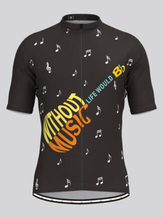 Купить 2022 New Without Music Life Would B Flat Cycling Jersey