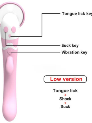 Купить 2022 adultshop Tongue OMYSKY Sucking Vibrator Blowjob Vibrating Nipple Sucker Adult Oral Licking Clitoris Vagina Stimulator Toys for Women Q0515