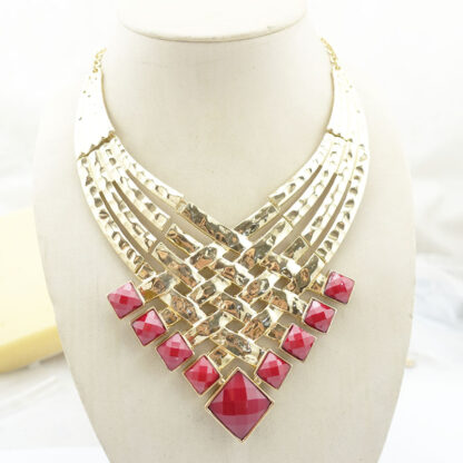 Купить Red exaggerated Necklace Wholesale necklaces to undertake orders