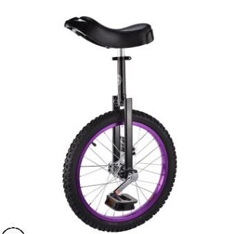 Купить Wheelbarrow Wheel Bicycle Unicycle Cycling Scooter Circus Bike Youth Adult Balance Exercise Single wheel Bicycle Aluminum Wheel