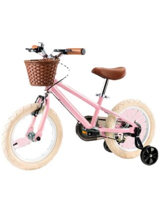 Купить Children's bike 14 Inches 3-9 Years Old Vintage Bicycle Baby Child Balance Bicycle With Training Wheels
