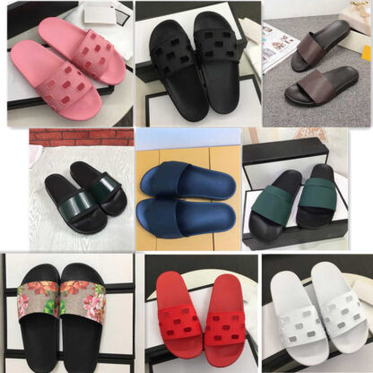 Купить 2021 Designer woman G Slippers men slipper Gear bottoms Flip Flops women luxury sandals fashion causal shoes size 35-46 US 12 with box G002