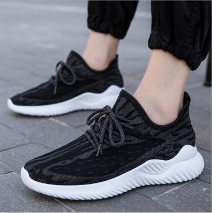 Купить Flying woven shoes for men spring student casual breathable sports single old Beijing cloth male good quality top service discount designer shoe