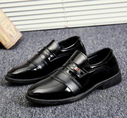 Купить 2022 Flats Shoes Oxfords Brogue Business Formal Genuine-Leather Wedding Office Men's Retro