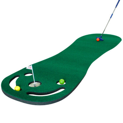Купить Outdoor Indoor Golf Putting Green Mat Portable Synthetic Turf For Practicing Training Wholesale can be folded putter practice Club Teaching Carpet Hitting