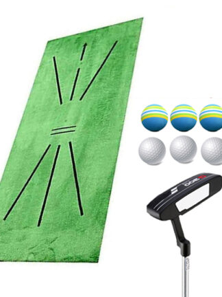 Купить Golf for Swing Detection Mat Batting Golfer Practice Training Aid Cushion Outdoor Home Office Game Gift Sports Accessories 2021