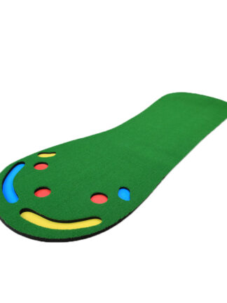 Купить Golf Green Turf Putting Swing Mats Large Training Aids Simulator Putter Practice Challenging Mat For Backyard Indoor Home Office Game Gifts
