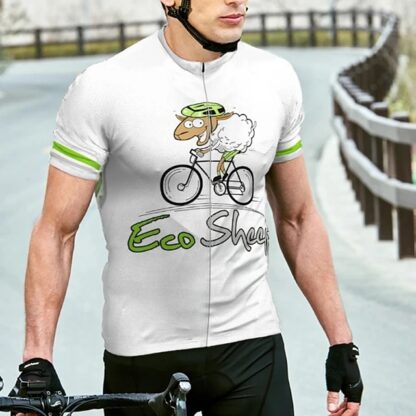 Купить 2021 Short Sleeve Cycling Jersey Summer Polyester Bike Top