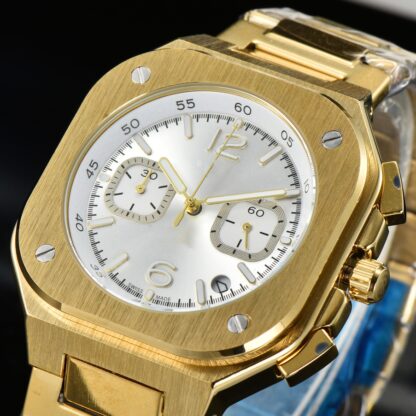 Купить Stainless steel men watch calendar full function men quartz movement watch montre de luxe orologio di lusso 4013 OB