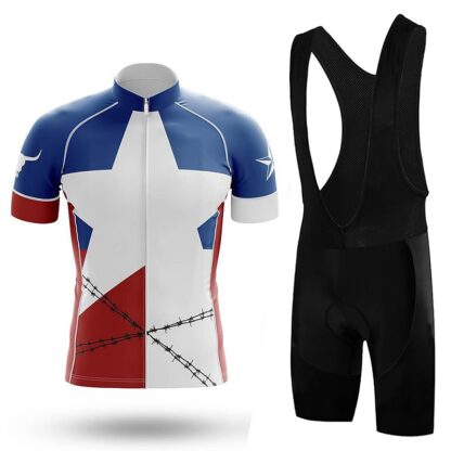 Купить 2021 Men's Short Sleeve Cycling Jersey with Bib Shorts Summer Spandex