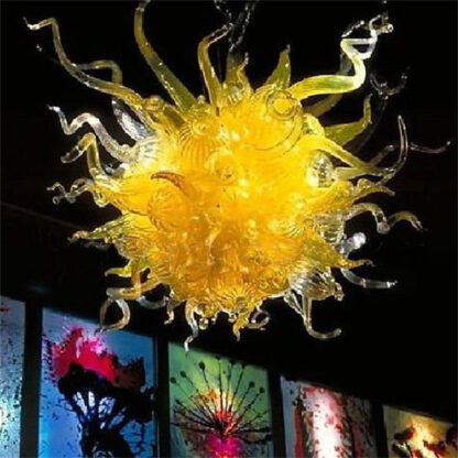 Купить Modern Lamps Suspension Chandelier Creative Crystal Hand Blown Glass Murano Chandeliers Pendant Lighting for House Decoration