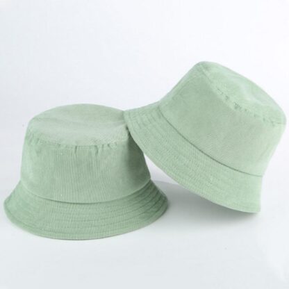 Купить Wide Brim Hats Blank Corduroy Bucket Hat For Women Spring Autumn Plain Men Panama Outdoor Hiking Beach Fishing Cap Sunscreen Female Sunhat B