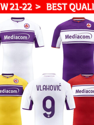 Купить 2021 2022 FIORENTINA soccer jerseys RIBERY CALLEJON PRINCE PEZZELLA CHIESA 21 22 Fiorentina Football Shirts VLAHOVIC maillot de foot