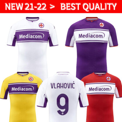 Купить 2021 2022 FIORENTINA soccer jerseys RIBERY CALLEJON PRINCE PEZZELLA CHIESA 21 22 Fiorentina Football Shirts VLAHOVIC maillot de foot