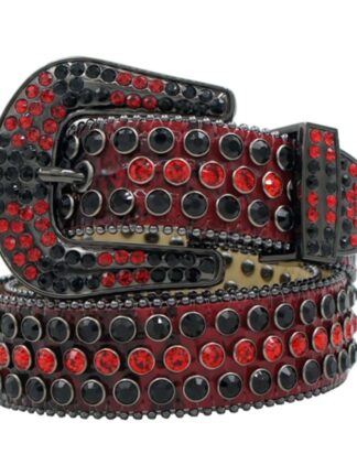 Купить Newt Rhintone belt Y2k Punk Hot Girl Style Buckle Genuine PU Leather Diamond 3.8cm Width Cool Ladi LSTW