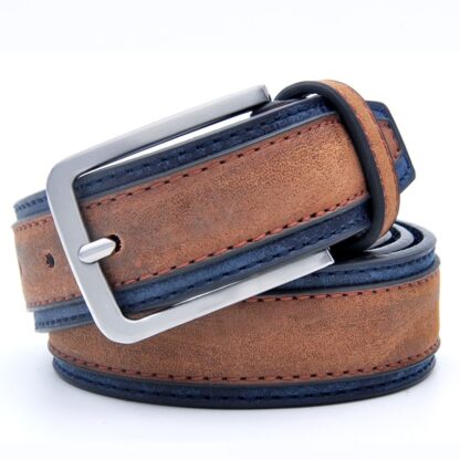 Купить New men's PU leather pin buckle fashion casual belt Pu Jeans Belt