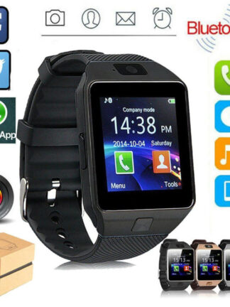 Купить New Smart Watch Men Women DZ09 Bracelet Wristband SIM Electronics Intelligent Relógio Inteligente Sport Watches for Android IOS Cellphones vs T500 q18 G20 116Plus