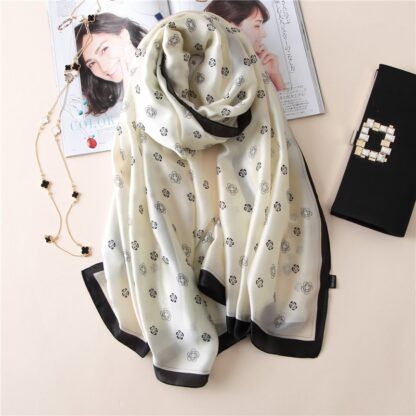 Купить Spring and summer new fashion Rose Print Scarf women's thickened warm shawl elegant atmosphere neck