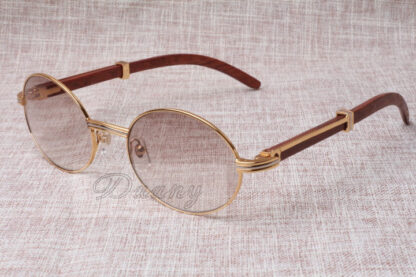 Купить 2021 Round Sunglasses Cattle Horn Eyeglasses 7550178 Wood Men and women sunglasses glasess Eyewear Size: 55-22-135mm