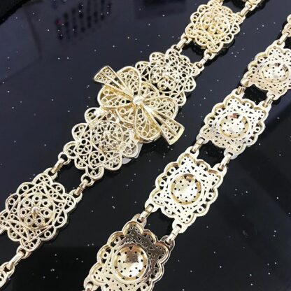 Купить Belts Algerian Women's Metal Waist Chain Girdle Handmade With Delicate Small Size Body Long Skirt Girl Belt Jewelry
