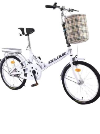 Купить Folding Bicycle Women Super Portable Bicycle Small Wheel Speed Mini 20 Inch Adult Bike