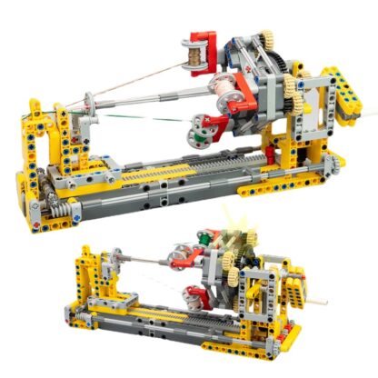 Купить New MOC 420PCS Manual Braiding Machine model buiding self-locking bricks children toys holiday birthday christmas gift