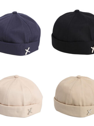 Купить 2022 Brand Designer Beanies Caps For Men Women Hip Hop Brimless Cotton Skull Cap Hats High Quality Luxury Design Unisex Fashion Street Sailor Cap