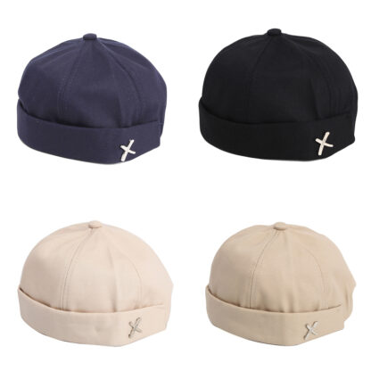 Купить 2022 Brand Designer Beanies Caps For Men Women Hip Hop Brimless Cotton Skull Cap Hats High Quality Luxury Design Unisex Fashion Street Sailor Cap