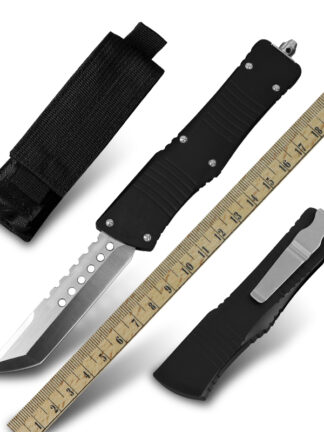 Купить BM MT010 Double Action Knife Military Tactical Front Automatic Knife OTF Aluminum Handle Outdoor Camping Hunting Self-Defense Tool Knives EDC Pocket Folding Blade