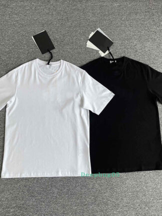 Купить Men's T-Shirts Spring Summer New Style Short Sleeves Fashion Print Pure Cotton Material Wrinkle Resistant and Comfortable Black and White 1-5 Sizes