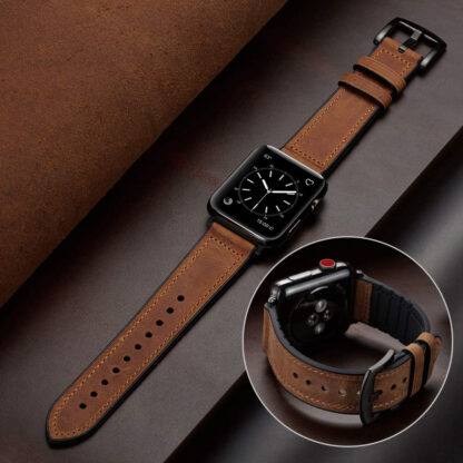 Купить Silicone Leather strap for Apple watch band 44 mm 40mm iWatch band 38mm 42mm watchband bracelet Apple watch series SE 6 5 4 3
