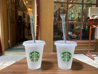 Купить Starbucks 16oz/473ml Plastic Tumbler Reusable Clear Drinking Flat Bottom Cup Pillar Shape Lid Straw Mug Bardian 20pcs 1