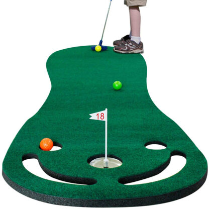 Купить High quality mini golf putting green mat simulator thickening outdoor and indoor synthetic grass training aids gifts carpet tool