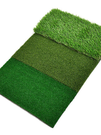 Купить Thickness Mini Golf Course Grassroots Equipment Simulator Training Aids Outdoor and Indoor Hitting Pad Carpet Practice Grass Mat Gifts